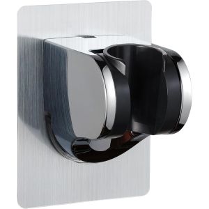 JGD-lofekea Support mural r&eacute;glable pour pommeau de douche &agrave; main adh&eacute;sif ABS solide et &eacute;tanche (argent, 9,9 x 7,6 x 4,8 cm) - Neuf