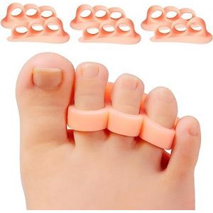 S&eacute;parateurs D'orteils Gel, 6 Paquets D'&eacute;carteurs D'orteils, Oignons Redresseurs D'orteils, Orteil En Marteau, Orteil En Chevauchement, Orteil En Griffe, R&eacute;duisent La Douleur Au Pied - Neuf