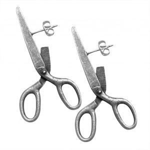 Boucles D¿Oreilles De Ciseaux De Mode Pour Les Femmes Accessoires D¿Oreille Exagérés Rétro Pour Les Rencontres - Neuf