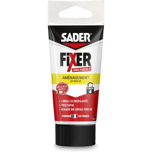Sans Percer Aménagement Intérieur Mastic Colle Acrylique,Prise Rapide,Maintien Puissant,Comble les Irrégularités jusqu`à 5 mm,Peut se Peindre,Beige,Tube 70g - Neuf