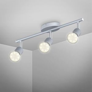 ERYI-Plafonnier Led 3 Spots Orientables, Plafond Modernes, Salon Bureau Salle À Manger Cuisine Couloir, Lumière Blanche Chaude, X 3W, Gu10 - Neuf