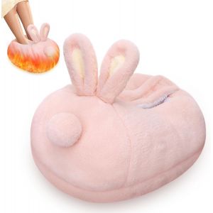 Chauffe-Pieds Électrique En Fourrure Usb Avec 3 Températures Réglables Et Doublure En Polaire Douce Pour Femme - Neuf