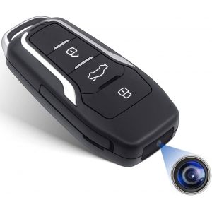 Lbgwp60-Caméra Espion 1080p, 64gb Mini Caméra Cachée Caméra De Clé De Voiture Avec Détection De Mouvement, Petite Caméra De Sécurité De Porte - Clés Vidéo Portable - Neuf