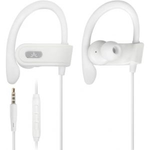 KAL-E171 - Auriculaires Sport Avec Micro Et Télécommande, Ecouteurs Filaires De Running À Crochet D'Oreille Kompatibel Casque Audio Pour La Gym - Neuf