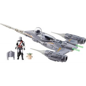 Sansh-Epic Hero Series, The Mandalorian's N-1 Starfighter, [Ni] Not Identifiable (A Combination Of Silver/Gray, Green, And Possibly Some Brown And Red) - Neuf