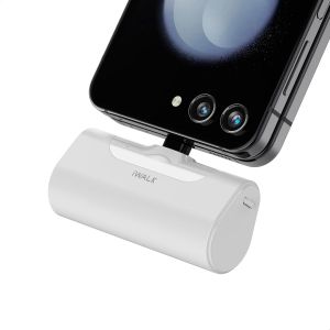 Chargeur Externe Usb C 4500mah,Ultra-Compact Batterie Portable Petit Type C Power Bank Compatible Pour Samsung S24/S23/S22/S21/Z Flip 5/Z Flip 4,Huawei,Xiaomi,Lg,Pixel (Blanc) - Neuf