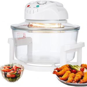 Friteuse À Air Chaud Tour, 12 L Avec Support D'Extension De 5 L, Friteuse À Air Pour U Domestique, Contrôle De Température Sur Une Large Zone De 0 À 250 ¿, Synchronisation Préc - Neuf