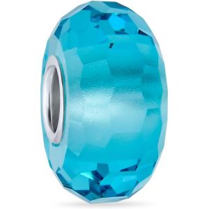 Kal-Perle De Verre Verre Murano Translucide Pour Femmes Pour Ados .925 Argent Sterling Core Plus De Couleurs - Neuf