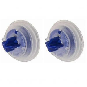 Lot de 2 vannes d'arr&ecirc;t de toilettes pour r&eacute;servoir Geberit, vanne d'entr&eacute;e et de remplissage, rondelle de diaphragme 242313001 pour 240771001 - Neuf