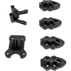 Rc Fpv Quadcopter Motor Base Base Camera Antenne Mountting Base Lightweight Durability Kit 5-10N Quadcopter Drone 3D Imprimé (Black) - Neuf