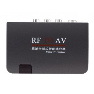 Boîtier récepteur TV analogique RF vers AV, Signal Stable, 251 canaux, télécommande, arrêt programmé, prise ue, adaptateur convertisseur vidéo - Neuf