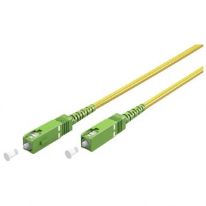 Goobay 59638 c&acirc;ble InfiniBand et &agrave; fibres optiques 1 m SC FTTH Jaune - Neuf