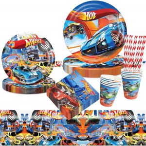 Kit Vaisselle Anniversaire,Party Set,Assiettes,Serviettes Et Gobelets,Décoration De Table,Décoration D'anniversaire,Assiette Carton Papier Tasses Serviettesr Nappe Pour Fête De Noël.[Y99] - Neuf