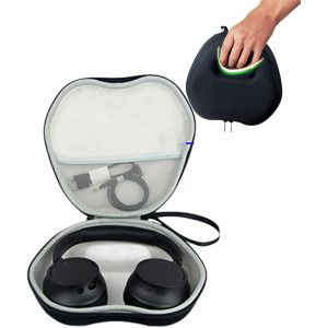 MEVRONISSHOP-tui de transport pour casque Sony WH-CH720N/WH-CH520, &eacute;tui de protection en EVA pour ranger les casques WH-CH720N/WH-CH520, avec sac en maille (noir) - Neuf