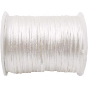 75m Ficelle Pour Bracelets,1 Mm Mince Blanc Ficelle Pour Bricolage Ficelle Pour Enfiler Des Perles Diy String Ficelle Pour Bijoux Ficelle Pour Tétines Collier Fabrication De Bijoux - Neuf