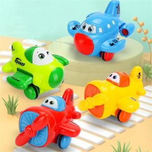 ERYI-Avion Jouet Enfant 1 2 3 Ans,4 Pcs Pull Back Petite Voiture Enfant 2 Ans,Enfants Jouets Friction Véhicules,Cadeau Enfant Anniversaire Garçon Fille 1 2 3 Ans - Neuf