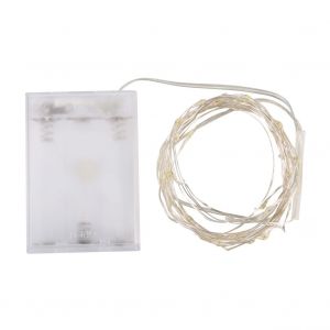 Hjlian Guirlande Lumineuse Decorative A Led En Fil De Cuivre Usb, Decoration Festive, Ornement, Fete, Rouge, 10 M - Neuf