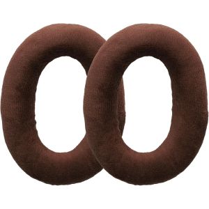 KAL-X Coussinet De Rechange Compatible Avec Sennheiser Hd515 / Hd555 / Hd595 / Hd518 -Coussinets Avec Revêtement Velours Pour Casque Audio -Marron - Neuf