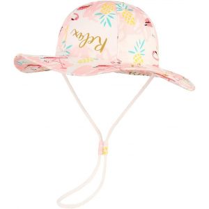 Chapeau Bob Coton Naissance Bébé Fille Garçon Solaire Anti-Uv Upf50+ Casquette Pliable Été Cartoon Animal Mignon Voyage Outdoor.[Z717] - Neuf