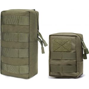 SJZG-Pochette Edc Sac Tactique Militaire Sacoche Ceinture Tactique Poche Molle Sac Banane Pour Randonn&eacute;e Jeu De Guerre Cs Camping - Neuf