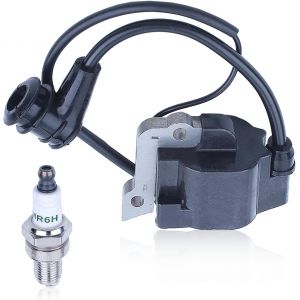 MEVRONISSHOP-Bobine allumage pour Honda GX35 UMK435 HHT35S et la s&eacute;rie, ADEFOL Module de bobine d'allumage avec bougie d'allumage accessoire de d&eacute;broussailleuse pi&egrave;ces de moteur 4 temps - Neuf
