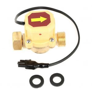 Capteur de contrôle de débit d'eau de pression de pompe en laiton, 1 pièce, interrupteur G1/2 filetage femelle mâle - Neuf