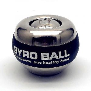 Boule gyroscopique a demarrage automatique, boule de puissance pour poignet en metal (argent) - Neuf