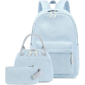 CHECARZHN--NO1-Sac À Dos D'Écolier Pour Garçons, Adolescents, Enfants, Adolescents, Filles, Sac À Dos De Loisirs, Marguerite Blanche, Noir, Sac À Dos, Bleu, L, Moderne - Neuf