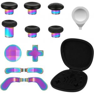 13 En 1 Metal Thumbsticks, Joysticks Avec D-Pad Bouton Palettes Magnétiques Métal, Pour Xbox One Elite/Elite Series 2 Core Manette, Bouton De Remplacement Pour Xbox One Elite Series 2 - Neuf