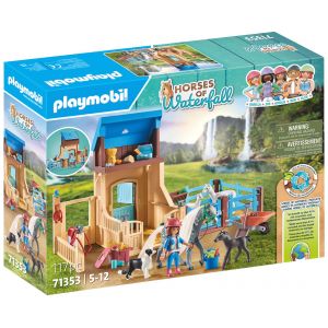 Playmobil Horses Of Waterfall 71353 - Amelia &amp Whisper Avec Box Pour Chevaux - Neuf