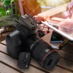 Ensemble de cordons de synchronisation et d'emetteur-recepteur pour declencheur de flash sans fil (C3) - Neuf