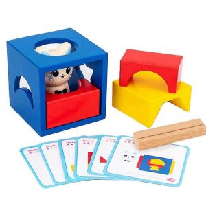 Jeu D'aventure En Bois Pour Chat, Casse-Tête, Jouets, Jeu D'association, Construction - Neuf