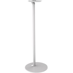 , Support D'Enceinte Pour Sonos One (Sl) Et Sonos Play:1 Avec Gestion Des Câbles, Matériau : Acier Et Aluminium, Hauteur : 71,6 Cm, Blanc - Neuf
