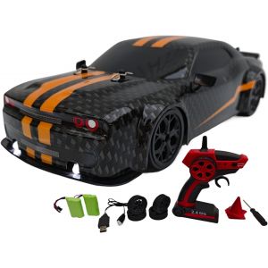 2,4 G,1:14,Voiture Télécommandée À Haute Vitesse,2 Piles Rechargeables,Led,S'Allume,Jusqu'À 25 Km/H,4Wd Racing Fast Drift Rc Voiture Jouet Pour Garçons Filles,Cadeaux - Neuf