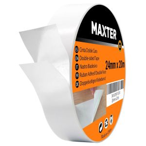 Ruban Adh&eacute;sif Double Face Extra Fort,Fin Et Transparent Pour Bricolage,Artisanat Et Scrapbooking (24 Mm X 20 M) - Neuf