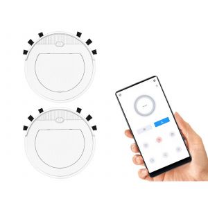Aspirateur robot 2000 Pa avec contr&ocirc;le via application Bluetooth - Neuf