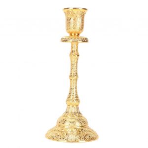 Bougeoir Dore Vintage En Alliage, Sculpture Exquise, Chandelier En Metal Pour Centre De Table A Manger - Neuf