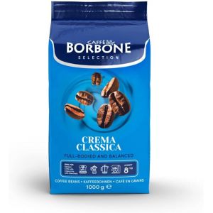 CHECARZHN--NO1-Crema Classica Grains De Café Expresso 1,0 Kg (1 Pièce), Sélection Fine Et Équilibrée De Mélanges Premium Arabica Et Robusta, Crémeux Et Souple - Neuf
