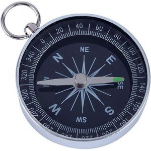 Boussole De Haute Précision Avec Garniture En Aluminium, Format De Poche Pour Camping En Plein Air (58 X 44 X 10 Mm), Randonnée, Sports, Navigation - Neuf