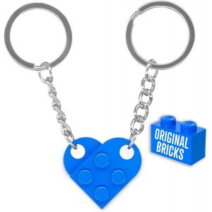 Kal-Porte-Clés Pour Couples Originaux | Briques Authentiques | Crémaillère Nouvelle Maison | Briques De Construction Originales | Idée Saint Valentin Anniversaire Voiture Puzzle - Neuf