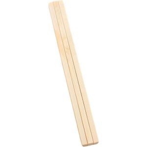 Tianyi-Bois Carré 100 Pièces De Bâtonnets En Bois Bâton De Bois Naturel Bâton De Bois Pour Le Bricolage 4mm Bois De Bricolage Bois De Bambou Non Traité Bâton De Bois Pour Le Travail Du Bois - Neuf