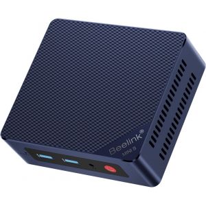 Beelink Mini PC,Mini S13 Intel Twin Lake N150,Ordinateur de bureau avec 16 Go DDR4 RAM et 500 Go PCIe 3.0 SSD,Petite PC avec Double HDMI 4K UHD/WiFi 6/Bluetooth 5.2 pour HTPC/NAS /Win 11 Home - Neuf