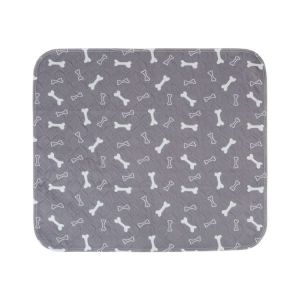 Tapis D'éducation Pour Chiens Et Chiots, 70 X 80 Cm, Gris, Tapis De Propreté Pour Animaux De Compagnie, Lavable, Réutilisable, Super Absorbant, Anti-Fuite, Antidérapant, Pour Chats Et Chiens - Neuf