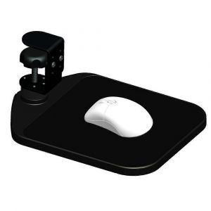 Plate-forme de tapis de souris ergonomique rotative sous le bureau poignet ergonomique (noir) - Neuf