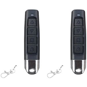 2 pcs 433Mhz copie t&eacute;l&eacute;commande voiture cl&eacute; de garage ouvre-porte - Neuf