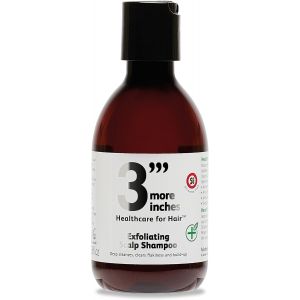 3'''more Inches Exfoliating Scalp Shampoo 250ml - Shampooing Exfoliant Pour Le Cuir Chevelu - Traitement Détoxifiant Du Cuir Chevelu - Élimine Les Pellicules Et Les Accumulations - Sans Silicone - Neuf