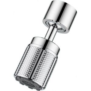 A&eacute;rateur de robinet universel, buse de robinet de cuisine pivotante &agrave; 360&deg;, a&eacute;rateur de robinet &agrave; &eacute;conomie d'eau &agrave; 2 modes, pour M22 et M24 - Neuf
