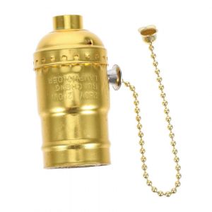 Douille De Lampe Avec Interrupteur À Tirette Et Support Vintage Pour Réparation D'éclairage À Faire Soi-Même - Neuf