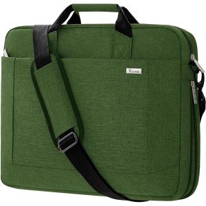 Grande sacoche pour ordinateur portable de 17"",17,3"",17,4"",extensible,étanche,peut être placée sur une valise,compatible avec Macbook Dell HP,vert - Neuf