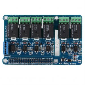 Carte d'extension de module relais RPi 6 canaux pour Raspberry Pi a+/B+/2B/3B - Neuf